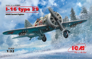 ICM 1:32 32003 I-16 type 29, WWII Soviet Fighter