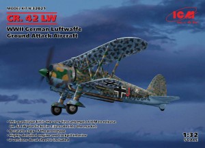 ICM 1:32 32021 CR. 42 LW , WWII German Luftwaffe Ground Attack Aircraft