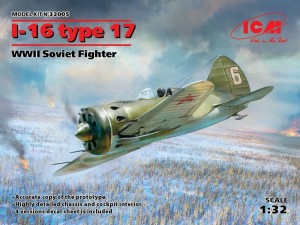 ICM 1:32 32005 I-16 type 17, WWII Soviet Fighter