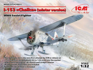 ICM 1:32 32011 I-153(winter version),WWII Soviet Fighte