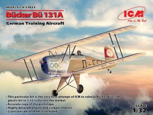 ICM 1:32 32033 Bücker Bü 131A,German Training Aircraft