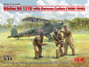 ICM 1:32 32034 Bücker Bü 131D w.German Cadets(1939-45) Limited