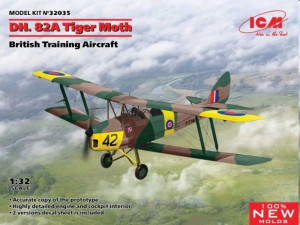 ICM 1:32 32035 D.H. 82A Tiger Moth, British Training Aircraft