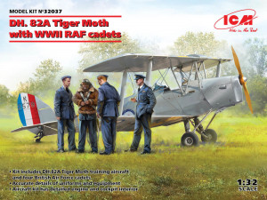ICM 1:32 32037 DH. 82A Tiger Moth with WWII RAF cadets