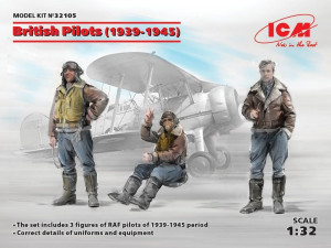 ICM 1:32 32105 British Pilots (1939-1945)(3 figures)