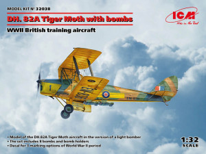 ICM 1:32 32038 DH. 82A Tiger Moth with bombs, WWII British training aircraft