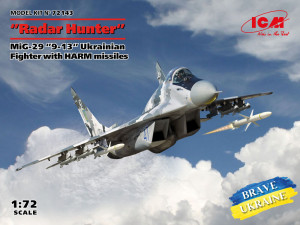 ICM 1:72 72143 Radar Hunter MiG-29 '9-13 Ukrainian Fighter with HARM missiles