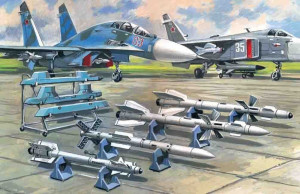 ICM 1:72 72212 Soviet Air-to-Air Aircraft Armament (R-27ER,R-27ET,R-73,R-77 missiles)