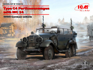 ICM 1:72 72473 Type G4 Partisanenwagen with MG 34, WWII German vehicle