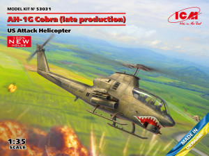 ICM 1:35 53031 AH-1G Cobra (late production), US Attack Helicopter (100% new molds)