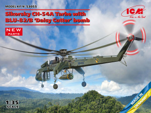 ICM 1:35 53055 Sikorsky CH-54A Tarhe with BLU-82/B Daisy Cutter bomb