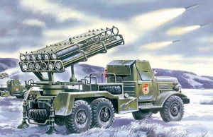 ICM 1:72 72591 Russischer Raketenwerfer BM-24-12