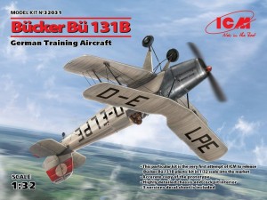 ICM 1:32 32031 Bücker Bü 131B,German Training Aircraft