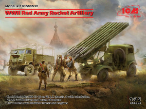 ICM 1:35 DS3512 WWII Red Army Rocket Artillery(BM-13-16MLRS Crew,RKKADrive