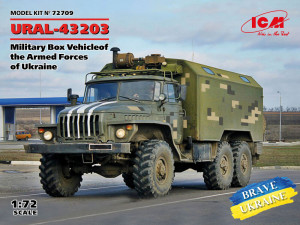 ICM 1:72 72709 URAL-43203, Military Box Vehicle of the Armed Forces of Ukraine