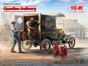 ICM 1:24 24019 Gasoline Delivery, Model T 1912 Delivery