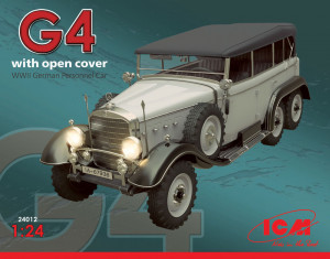 ICM 1:24 24012 Typ G4 Soft Top WWII German Personnel Car