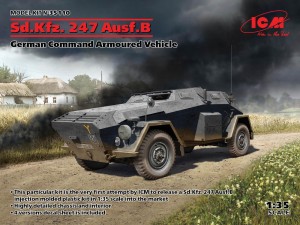 ICM 1:35 35110 Sd.Kfz. 247 Ausf.B, German Command Armoured Vehicle