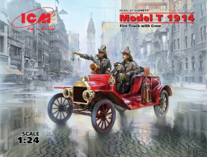 ICM 1:24 24017 Model T 1914 Fire Truck with Crew