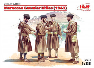 ICM 1:35 35565 Moroccan Goumier Rifles(1943)(4figures)