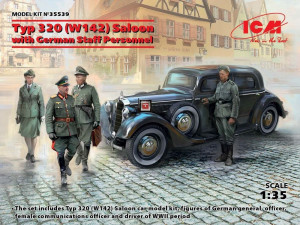 ICM 1:35 35539 Typ 320 (W142) Saloon with German Staff Personnel, Limited