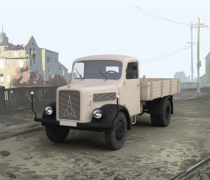 ICM 1:35 35452 Magirus S330 German Truck (1949 producti on)(100% new molds)