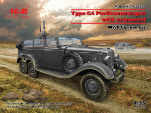 ICM 1:35 35530 G4 with armament, WWII German Car