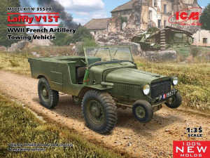 ICM 1:35 35570 Laffly V15T, WWII French Artillery Towing Vehicle (100% new molds)