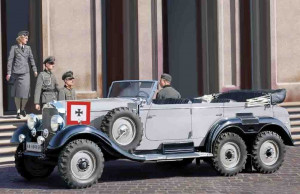 ICM 1:35 35531 G4 (1939), German Car With Passengers