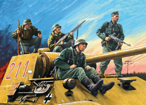 ICM 1:35 35634 German Tank Riders (1942-1945)(4Figures)