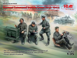 ICM 1:35 35644 German Command Vehicle Crew (1939-1942) (4 figures)