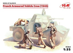 ICM 1:35 35615 French Armoured Vehicle Crew 1940