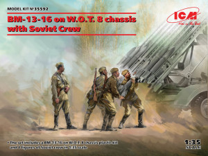 ICM 1:35 35592 BM-13-16 on W.O.T. 8 chassis with Soviet Crew