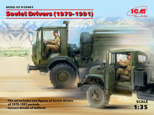 ICM 1:35 35641 Soviet Drivers(1979-1991)(2 Figures)