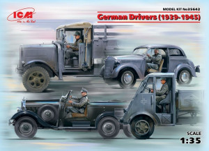 ICM 1:35 35642 German Drivers(1939-1945)(4 Figures)