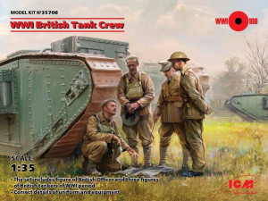 ICM 1:35 35708 WWI British Tank Crew (4 figures)