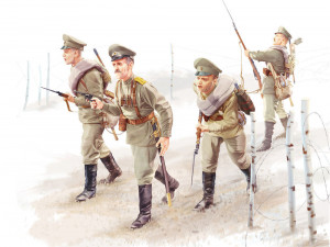 ICM 1:35 35677 WWI Russian Infantry (4figures)
