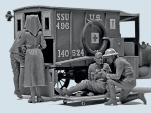 ICM 1:35 35694 WWI US Medical Personnel