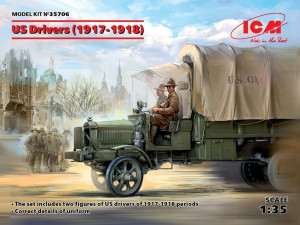 ICM 1:35 35706 US Drivers(1917-1918)(2 figures)
