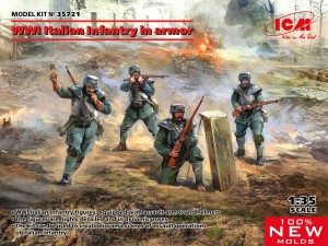 ICM 1:35 35721 WWI Italian Infantry in armor