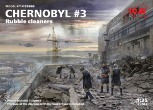 ICM 1:35 35903 Chernobyl3. Rubble cleaners (5 figures)