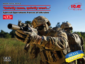 ICM 1:35 35752 Quietly came,quietly went." Special Operations Forces of Ukraine(4 fig)new molds - NEU