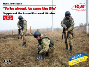 ICM 1:35 35753 To be ahead, to save the life, Sappers of the Armed Forces of Ukraine