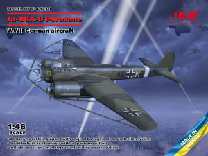 ICM 1:48 48230 Ju-88A-8 Paravane, WWII German aircraft