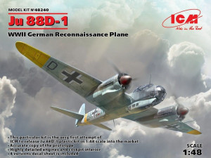ICM 1:48 48240 Ju 88D-1,WWII German ReconnaissancePlane