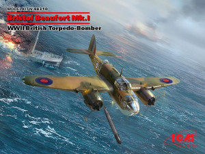 ICM 1:48 48310 Bristol Beaufort Mk.I, WWII British Torpedo Bomber