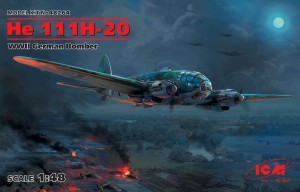 ICM 1:48 48264 He 111H-20, WWII German Bomber