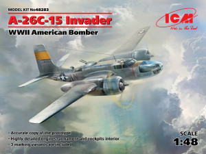 ICM 1:48 48283 A-26-15 Invader, WWII American Bomber