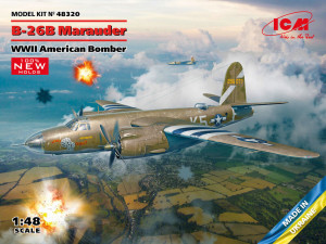 # ICM 1:48 48320 B-26B Marauder, WWII American Bomber (100% new molds)