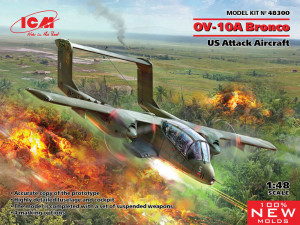 ICM 1:48 48300 OV-10 Bronco, US Attack Aircraft (100% new molds)